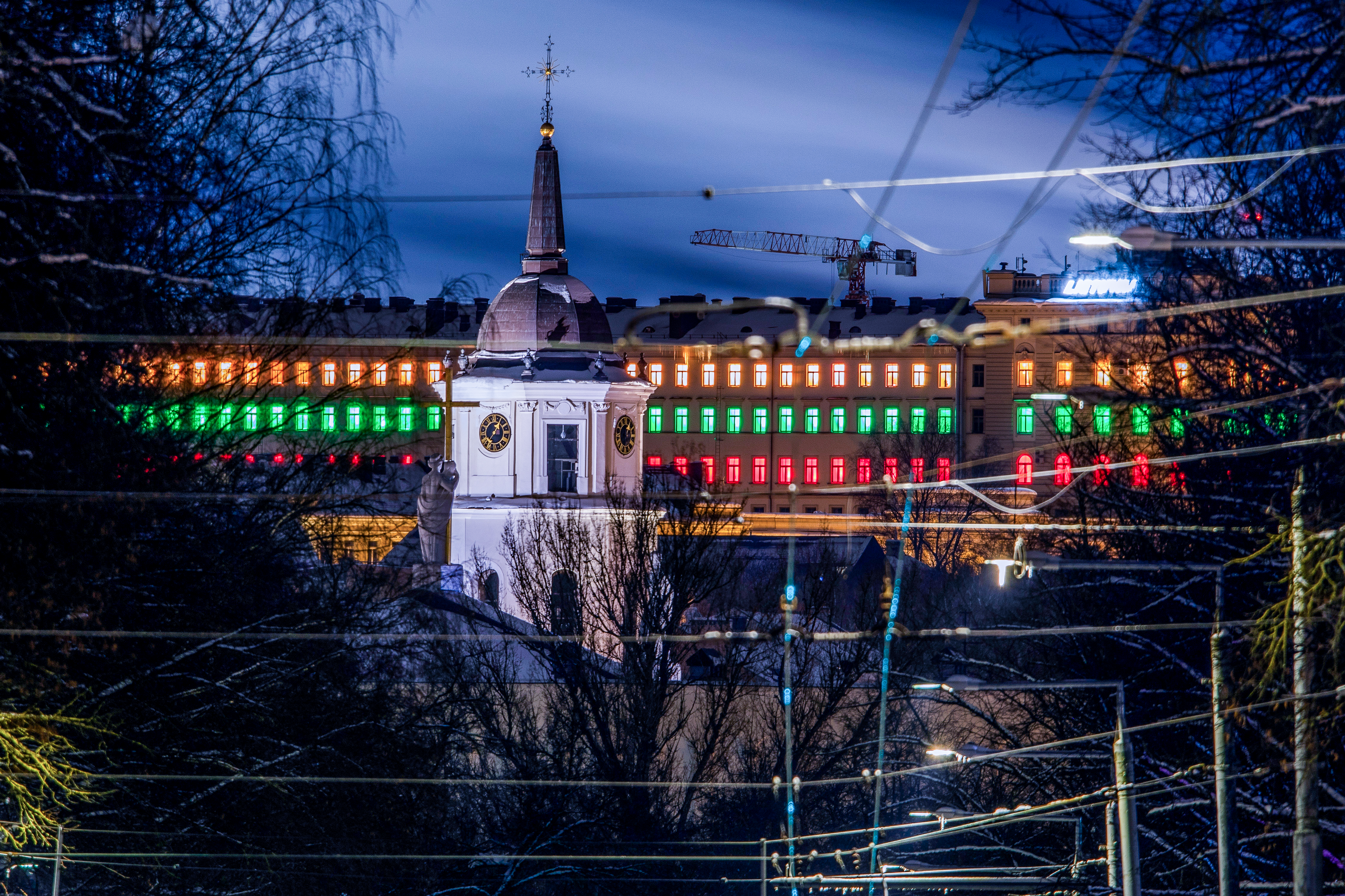 LTG dovana Lietuvai – Vasario 16-ąją Vilniaus panoramą papuoš milžiniška trispalvė