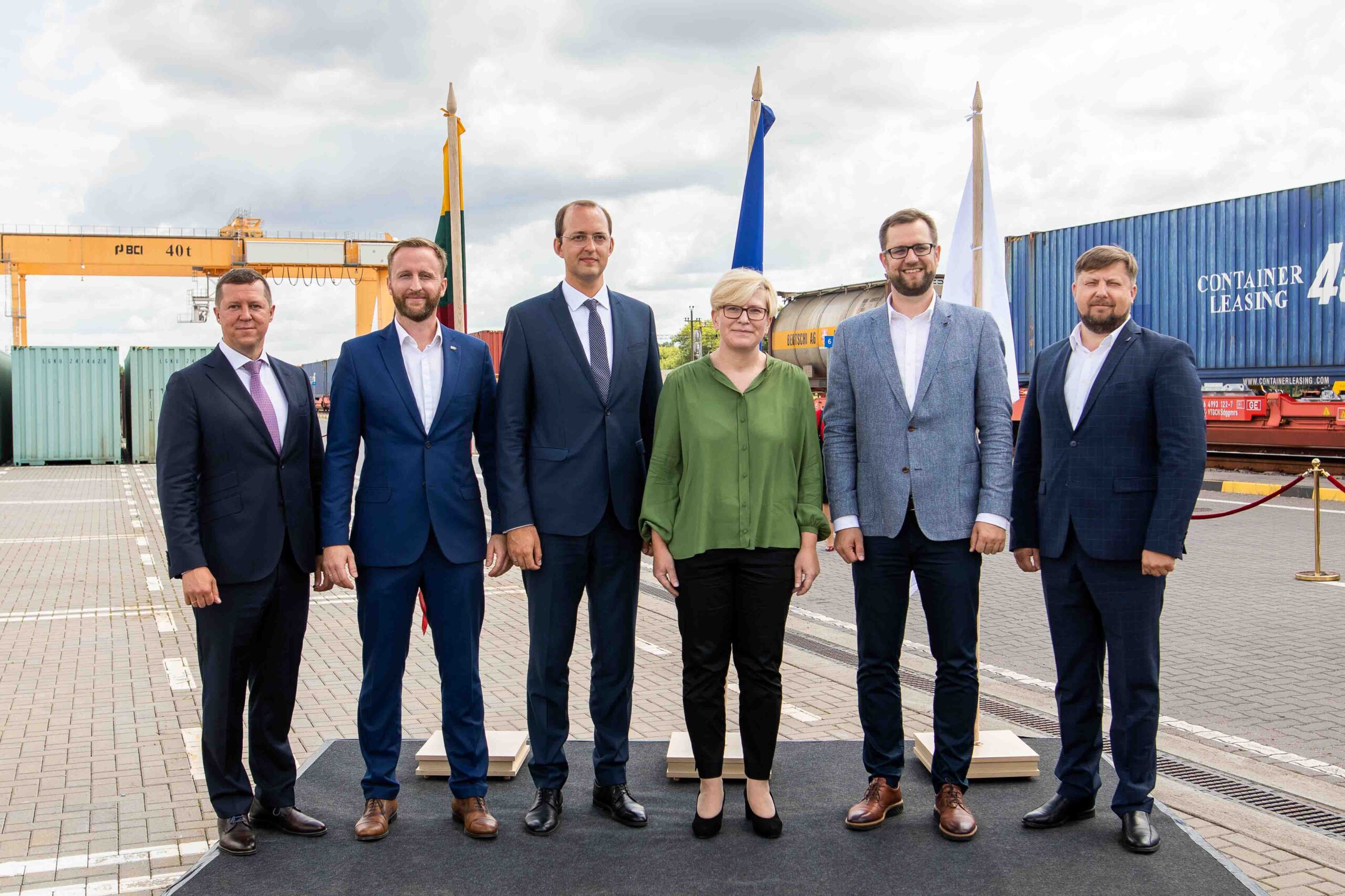 Kauno intermodalinis terminalas atidarytas komerciniam eismui „Rail Baltica“ geležinkeliu
