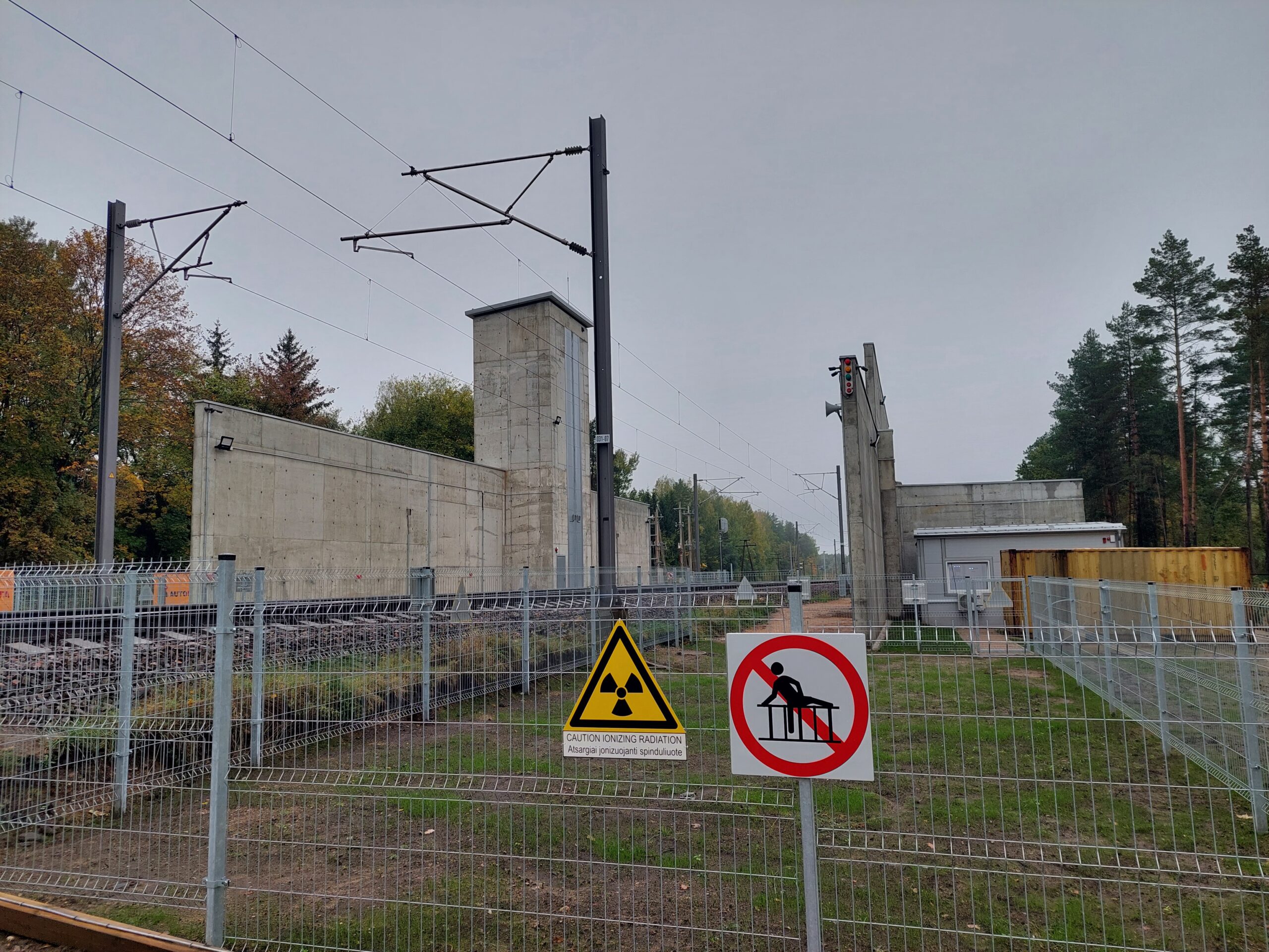 Kenos muitinės geležinkelio poste – moderni traukinių rentgeno kontrolės sistema