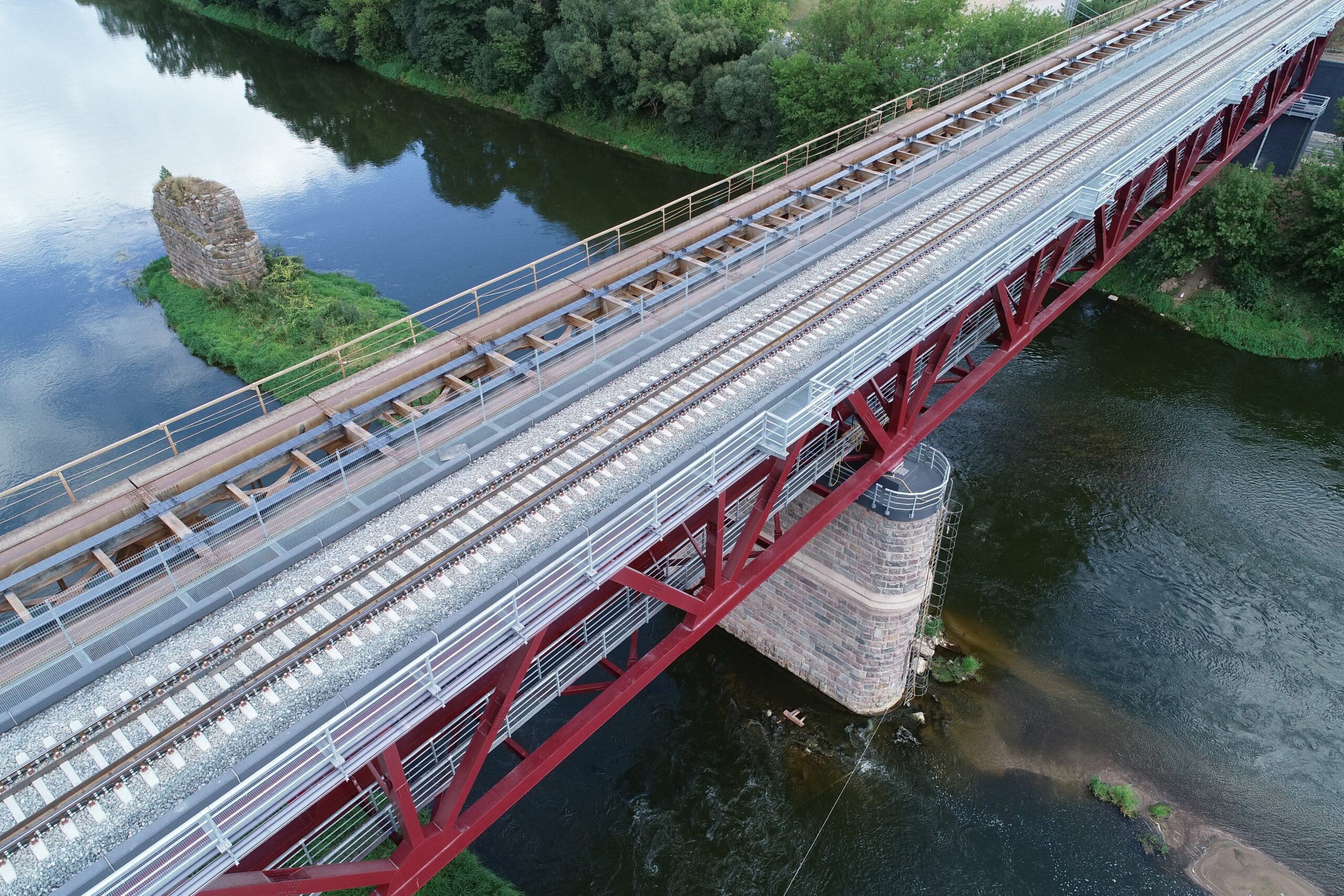 „LTG Infra“ baigė Jonavos geležinkelio tilto rekonstrukciją