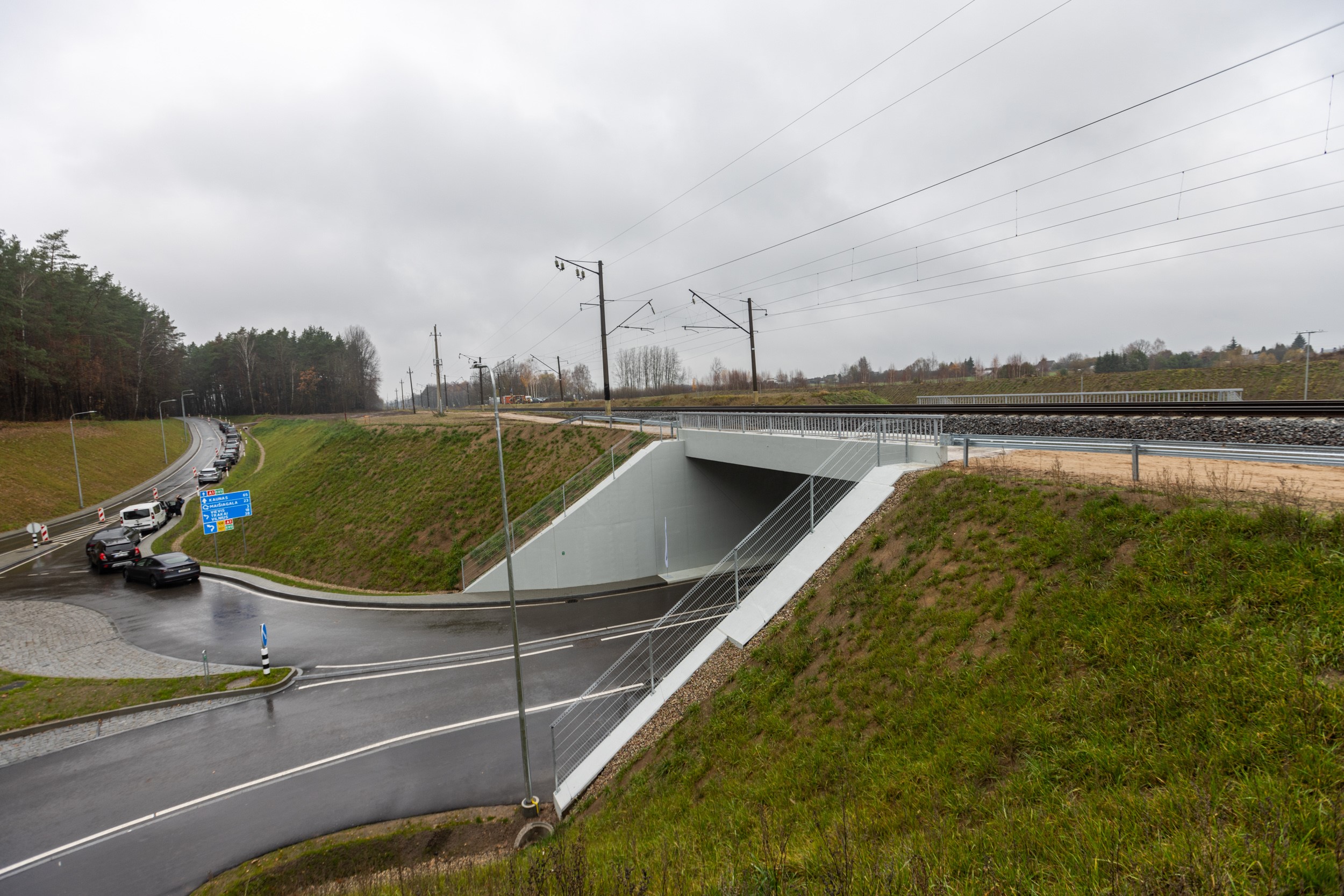Vievio ir jo apylinkių gyventojams – saugus tunelis svarbioje sankirtoje su geležinkeliu