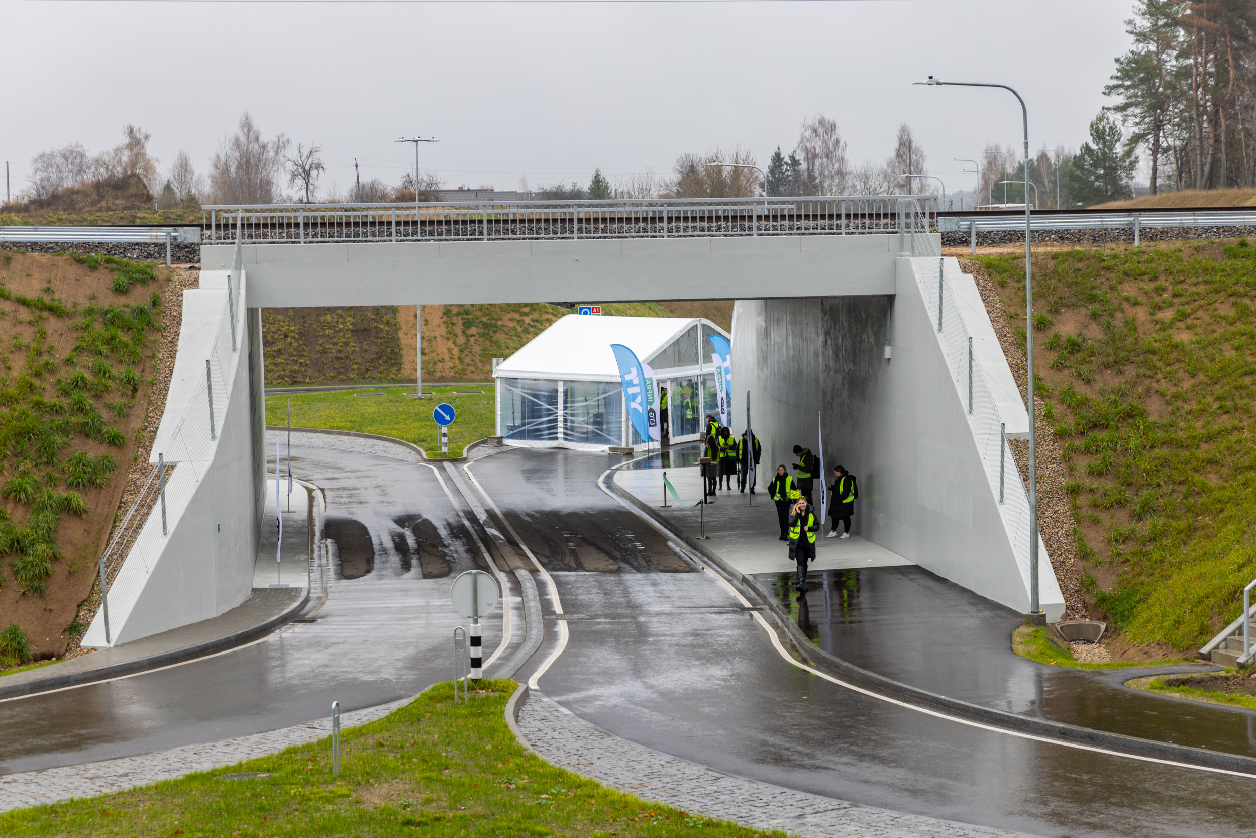 Vievio ir jo apylinkių gyventojams – saugus tunelis svarbioje sankirtoje su geležinkeliu