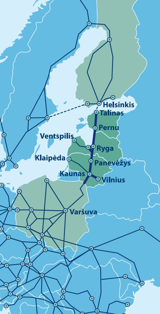 Pradedami skelbti pirkimai projektuoti „Rail Baltica“ infrastruktūros objektus
