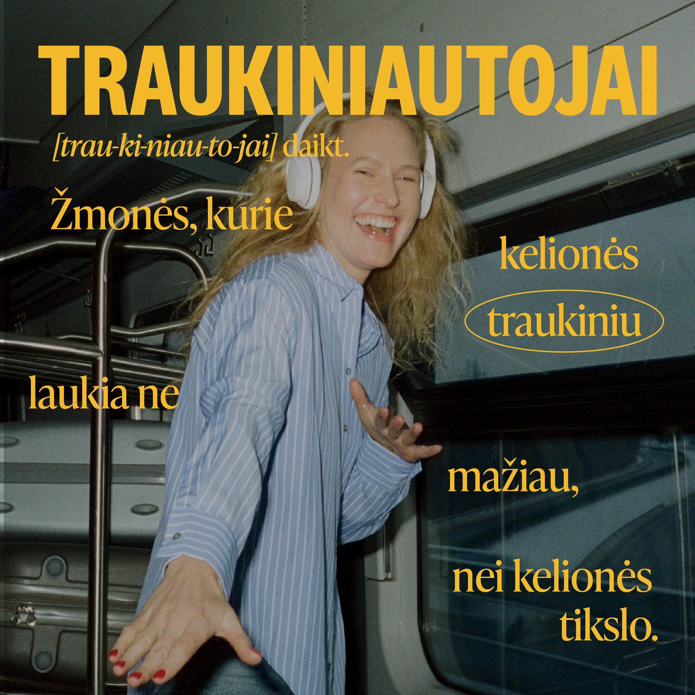 Kas tie traukiniautojai „LTG Link“ naujojoje reklamoje?