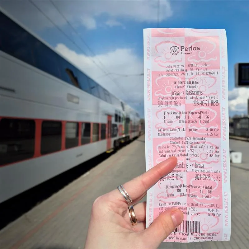 Traukinių bilietais jau prekiauja daugiau kaip 2 tūkstančiai „Perlo“ terminalų