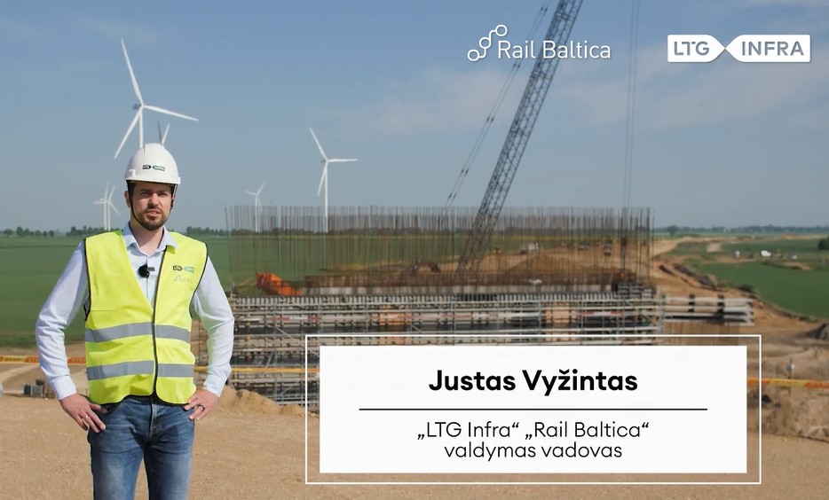 Sparčiai auga „Rail Baltica“ statybos darbų apimtys: tiesiamos naujos sankasos