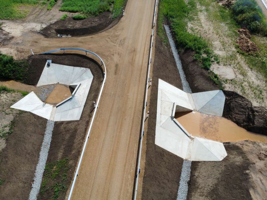 Access roads and drainage networks completed in active Rail Baltica sections