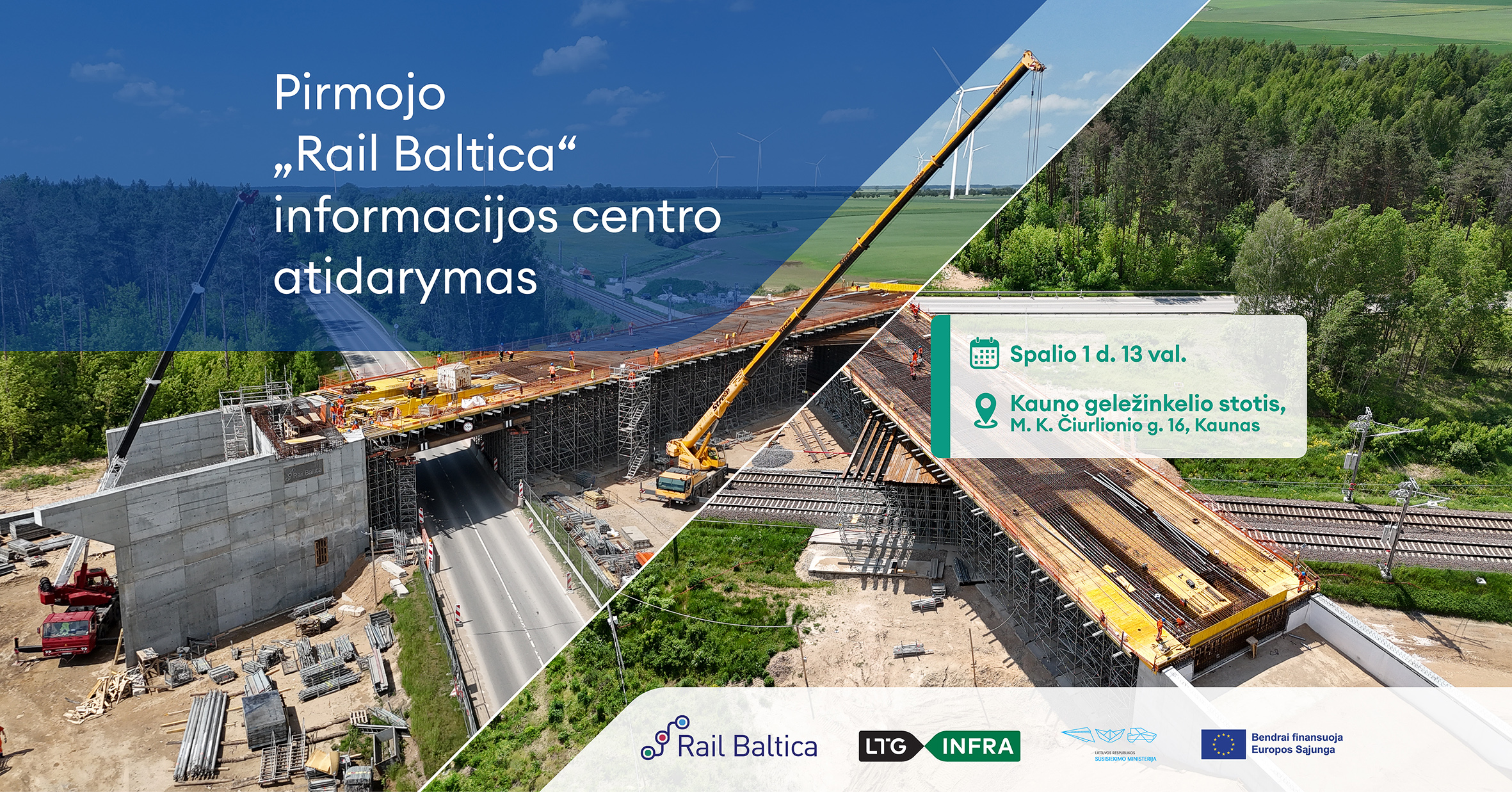 Pirmojo „Rail Baltica“ informacijos centro atidarymas: programa