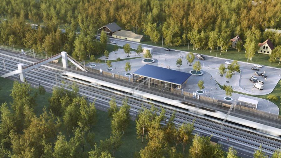 7 regional stations and stops foreseen in the Rail Baltica section Kaunas-Latvian border as approved by the Government