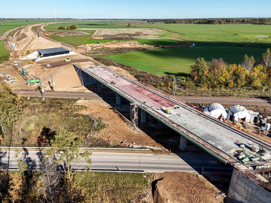 „Rail Baltica“ skelbia pagrindinės linijos statybos darbų viešąjį pirkimą iki Kauno