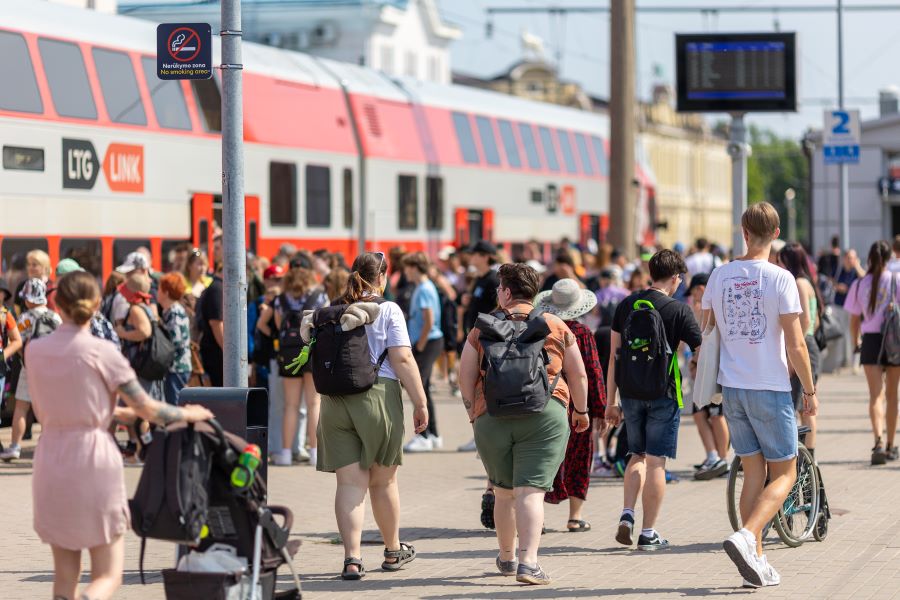 Liepos šeštadieniais – 40 % nuolaida kelionėms traukiniu po Lietuvą