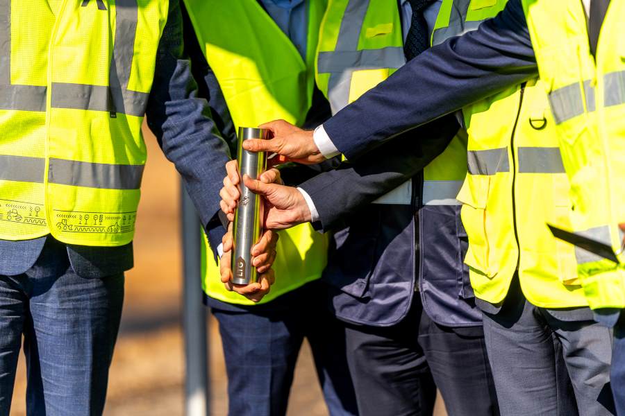 Construction of military mobility infrastructure officially begins in Palemonas