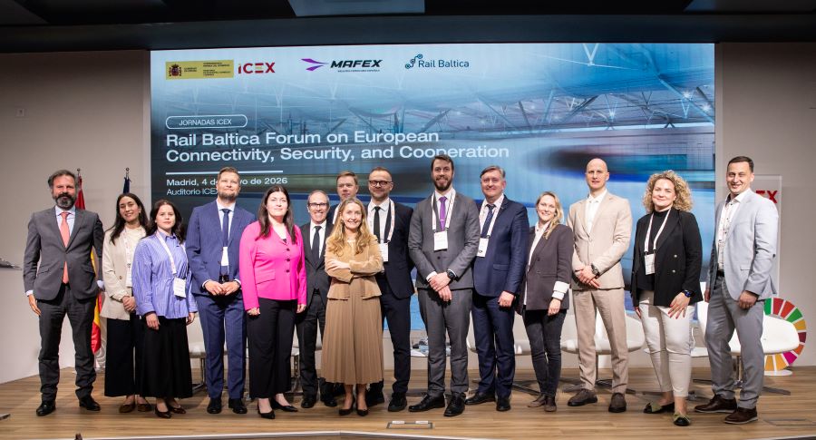 Madride – geležinkelių lyderių dialogas apie „Rail Baltica“, dvigubo standarto vėžės infrastruktūrą ir ekonominę naudą
