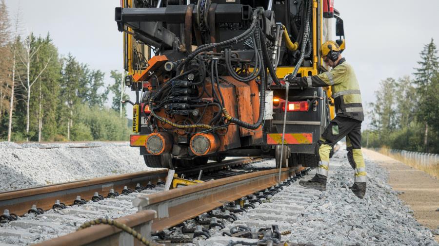 Rail Welding Completed on Rail Baltica Section, Paving the Way for Turnout Installation